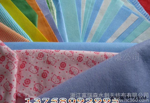 富瑞森 厂家优惠 动画印花抹布 印花网格布 抹布无纺布 无纺布抹布卷图2