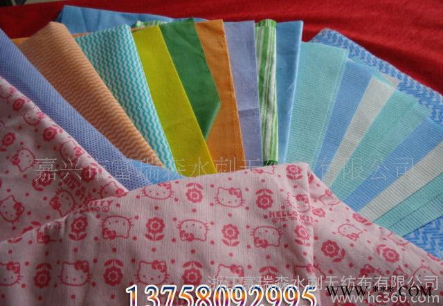 富瑞森 厂家优惠 动画印花抹布 印花网格布 抹布无纺布 无纺布抹布卷