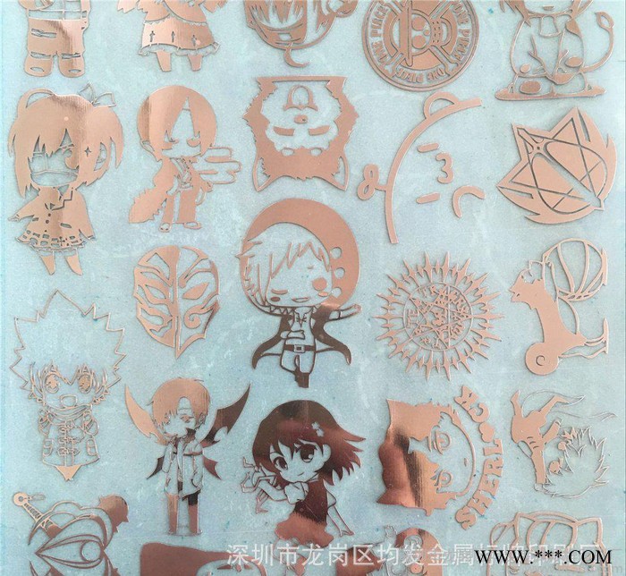定制&金属标贴、金属标牌、金属车贴、超薄金属logo标贴图2