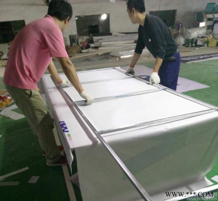 赛场A板铁架喷绘布围板宣传展板广告招牌定做图2