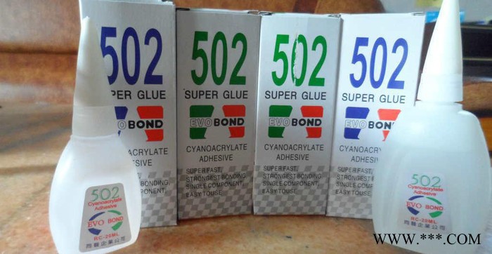 利锋 502胶水3秒瞬间粘接剂木材填充门窗广告喷绘布专用快干