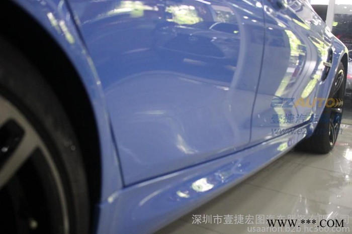 宝马M3汽车贴隐形车衣犀牛皮，深圳汽车贴膜价格怎样图3