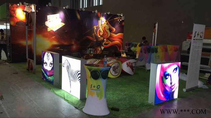 海宁骄阳拉布灯箱布，170g弹力灯箱布经编布图2