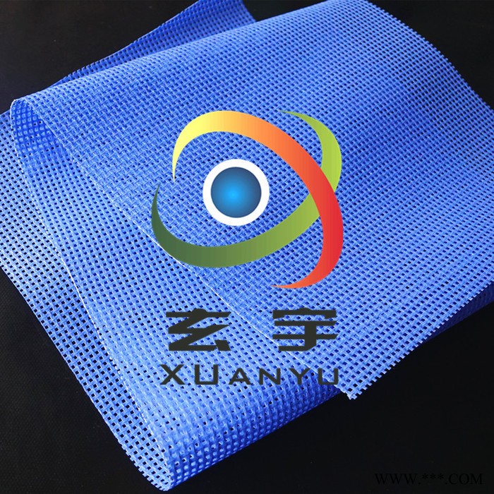 玄宇批发高强度抗撕裂PVC网格布建筑防护网  PVC网格布 浸塑网 塑料网厂家 欢迎咨询图2