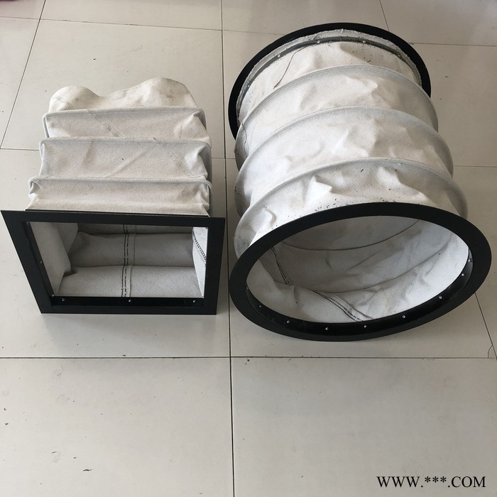 嘉隆 方形软连接 帆布软连接 圆形伸缩帆布袋图6