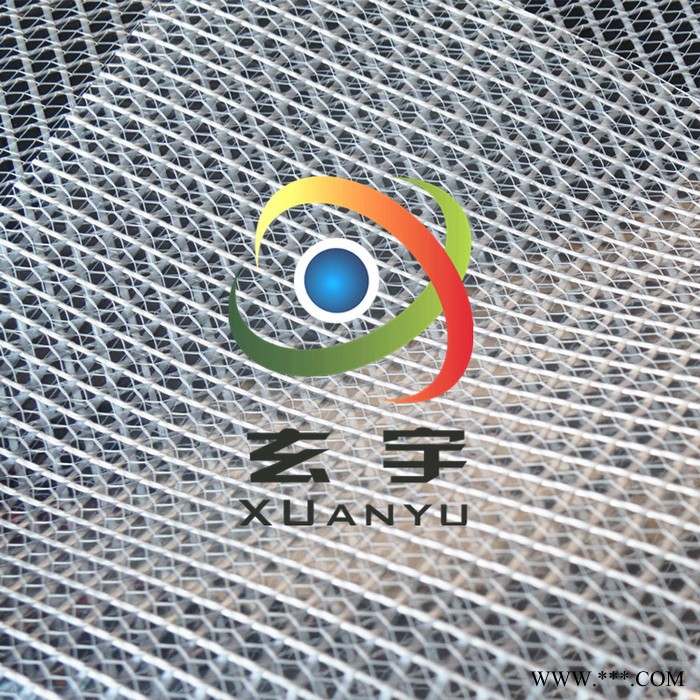 玄宇定做PVC透明布花纹布超透网格布机械防护罩 PVC透明夹网布图5