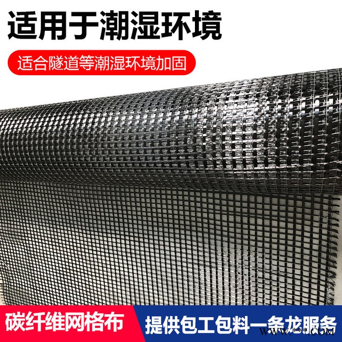 三门峡5mm-20mm规格可定 加固纤维网格布 碳纤维网格布图4