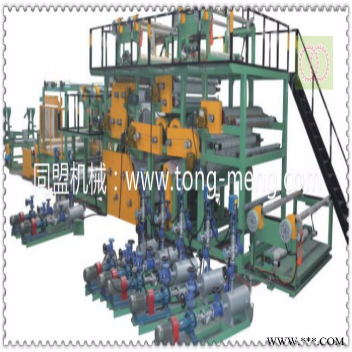 供应东莞【复合机 涂布机 皮革处理机 抽条机】同盟 TM-078 灯箱布贴合机图3