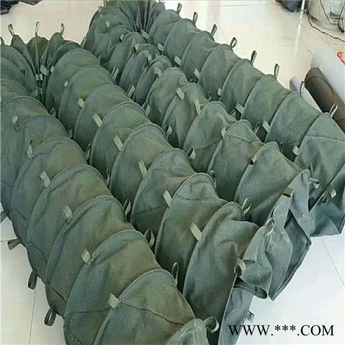 沧一厂家定制 帆布风机软连接 帆布除尘软连接 帆布软连接图3