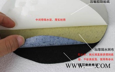 林威 带胶金相抛光织物  丝绒 绸布 帆布 呢料 高分子精密带胶抛光布图2