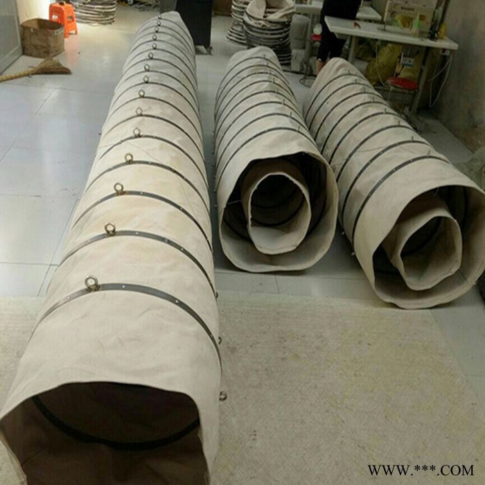 加工帆布通风管 帆布布袋 厂家供应图3