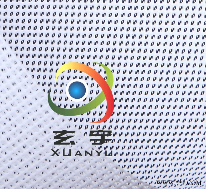 玄宇生产各种颜色方格网眼布1000D 1500D高强PVC网格布 浸塑布图2