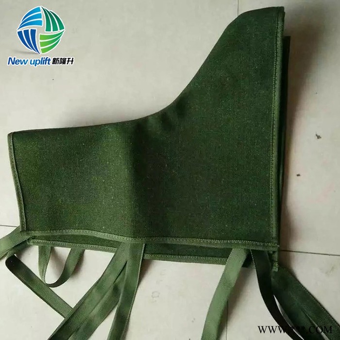 新隆升 护脚 电焊帆布护脚 绿帆布电焊护脚套图7