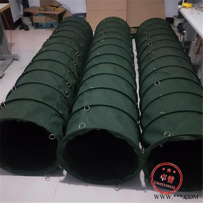 卓普32-200 伸缩式帆布风管  帆布软连接  风机软连接图7