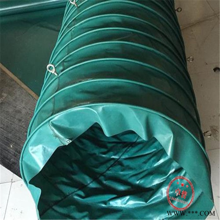 卓普32-200 伸缩式帆布风管  帆布软连接  风机软连接图8