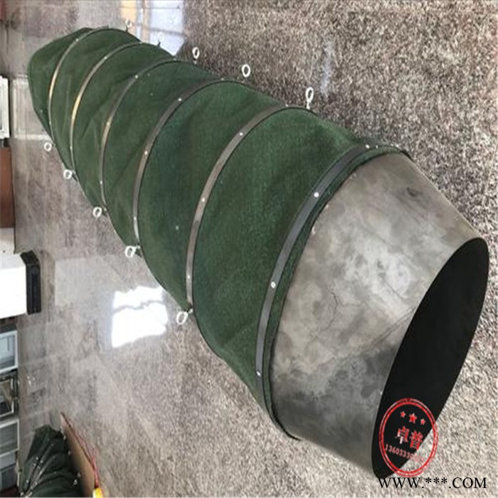 卓普32-200 伸缩式帆布风管  帆布软连接  风机软连接图4