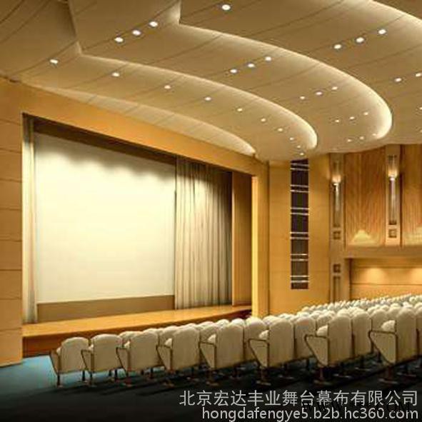 北京舞台帆布投影幕布  气眼幕布 背景幕布 白色天幕图8