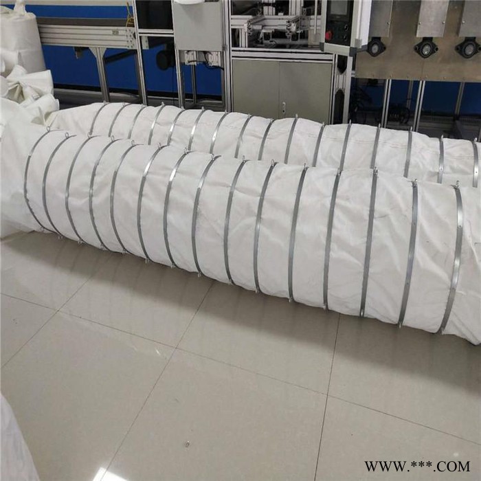 沧一 加厚帆布粉尘颗粒输送布袋、除尘伸缩软连接、耐磨帆布伸缩溜筒图4