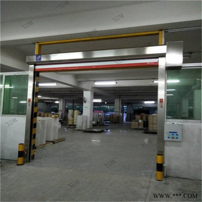 东莞帆布工业高速卷帘门 帆布快速卷帘门图7