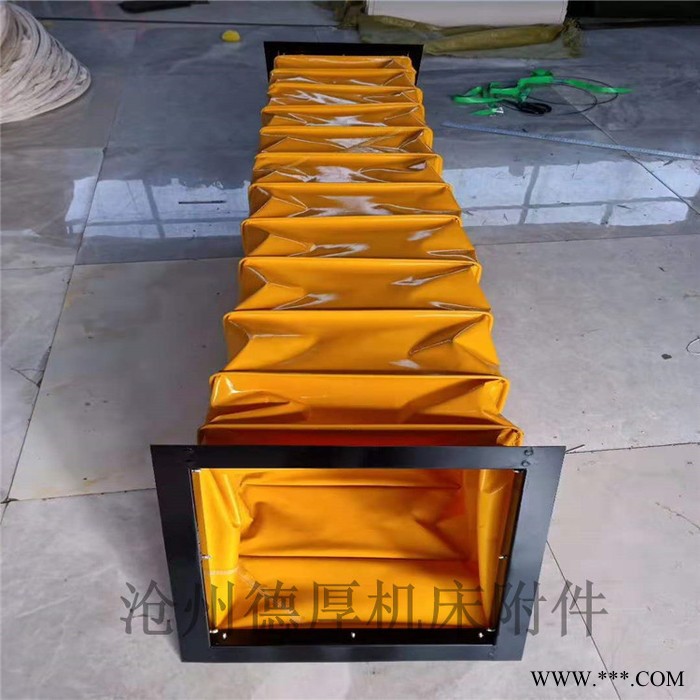 风机伸缩软连接 耐高温帆布软接头图5