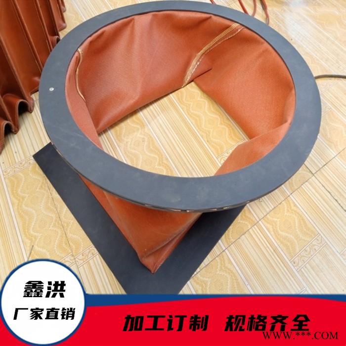 鑫洪定制 风机涂布机软连接 防火帆布软连接图4