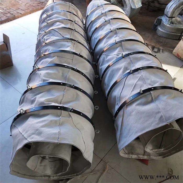 宏泰厂家定制 风机软连接 耐高温硅胶布风管软接 通风管帆布软连接图3