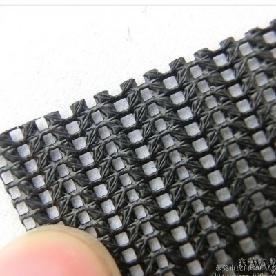 pvc网格布18*12黑色/500D*1000D涂层网格布/黑色网布