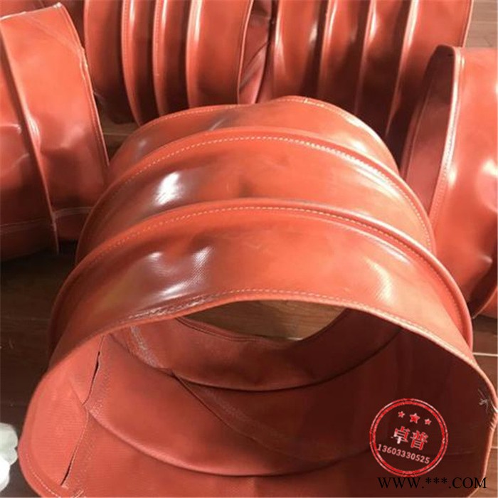 卓普HBZP20210528 帆布软连接 耐高温伸缩式风机软连接图8