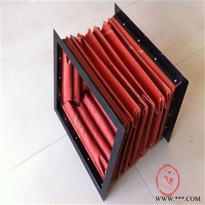 卓普HBZP20210528 帆布软连接 耐高温伸缩式风机软连接图3