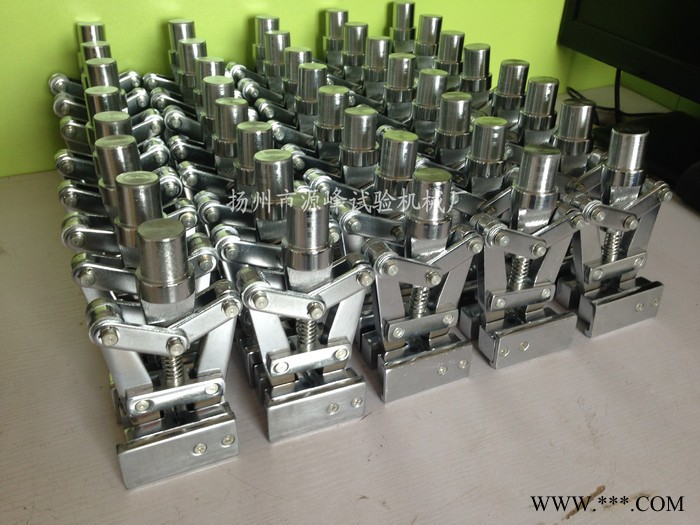 源峰橡胶哑铃夹具  帆布夹具  缠绕夹具  金属夹具图2