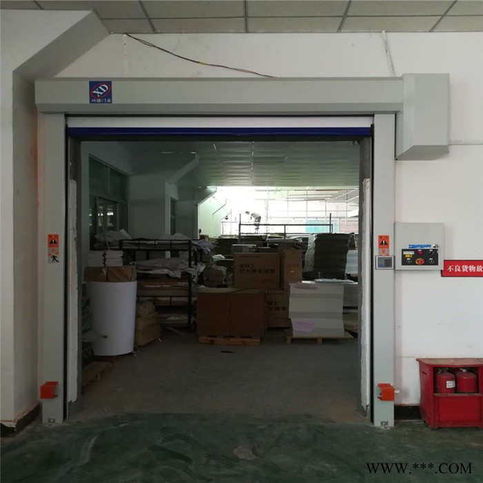 东莞帆布型快速卷闸门 厂房型 快速卷门 自动启闭图4