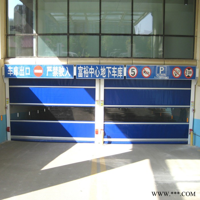 供应全国联保旭恒环照防尘快速门，帆布高速卷门