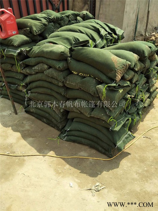 防汛专用沙袋防洪消防抗洪防水沙袋帆布袋防汛沙袋加厚空袋包装沙 品质保障图4