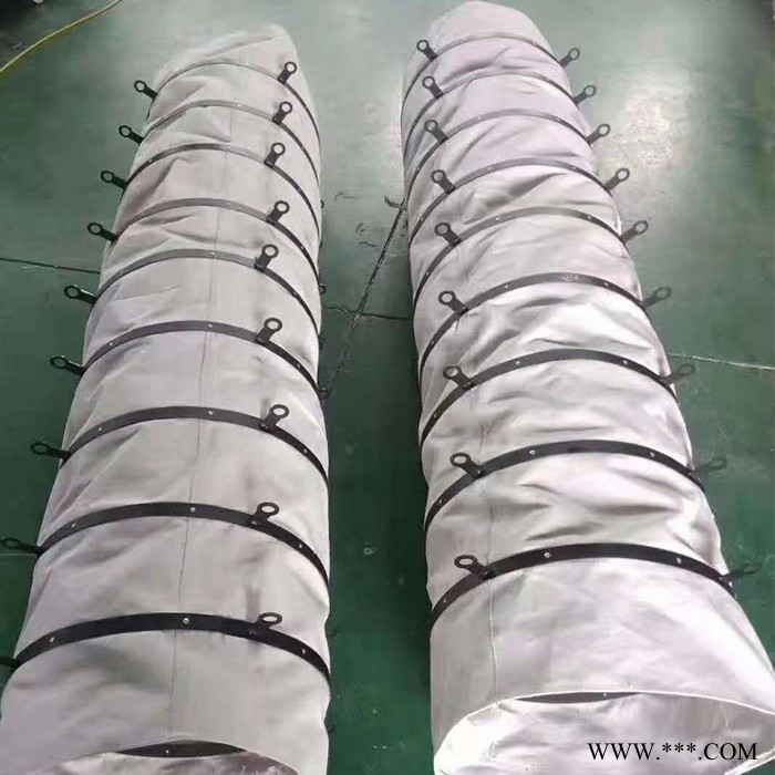 常州长泽暖通风机口软连接 变径钢铁法兰 帆布软接图3