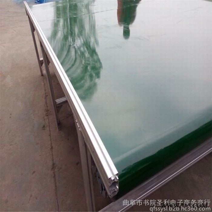 铝型材质帆布带皮带输送机全封闭 流水线定制