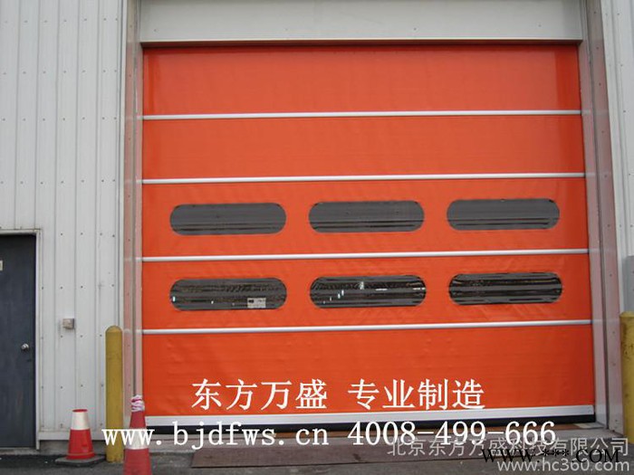 供应东方万盛，PVC工业卷帘门,PVC卷帘门,帆布卷帘门,帆布门 透明卷帘门图3