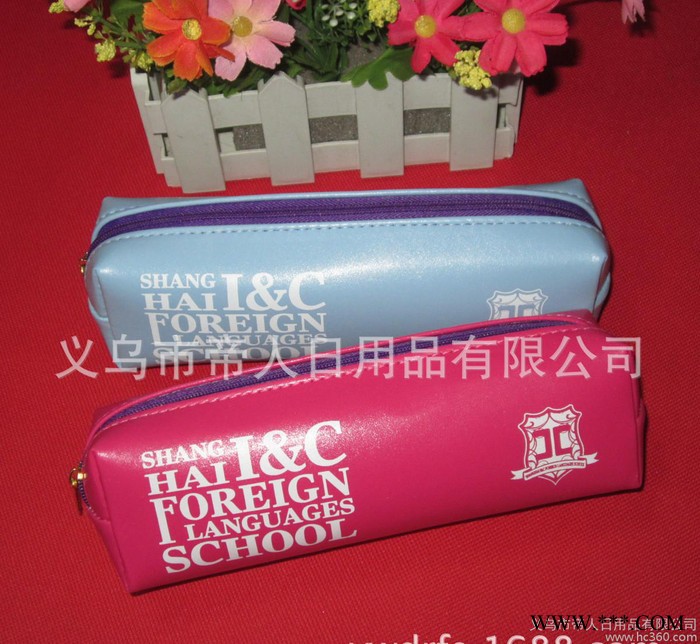 定做加印logo广告笔袋 可口可乐笔袋 帆布牛津布学生PU笔袋笔盒图2