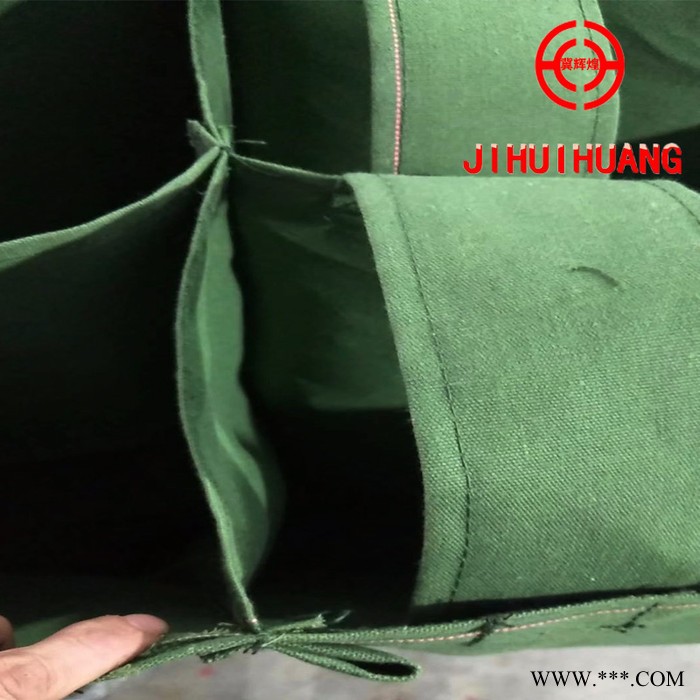 工位器具分隔袋 帆布收纳袋  立体分隔袋 汽车零件分隔袋  零部件格子袋  周转车帆布袋图2