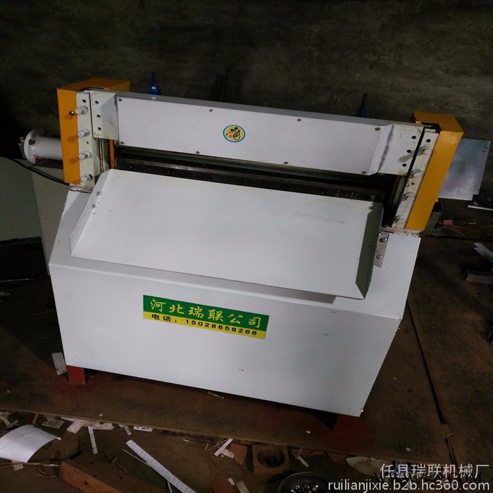 橡胶防滑板横切机  帆布输送带裁切机水洗牛皮纸卷切条机图2