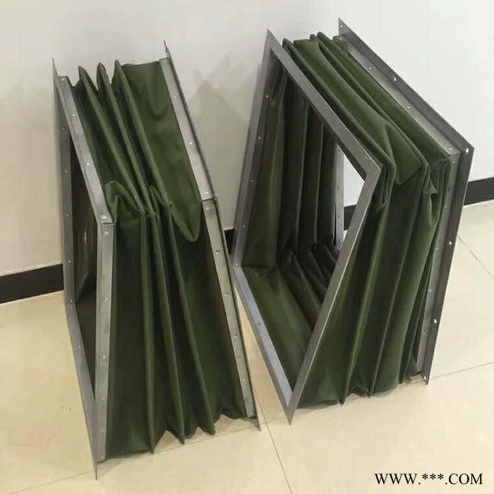 沧一CYMA定做 耐酸碱帆布风道口软连接、耐磨密封风道软连接、耐温通风伸缩软管