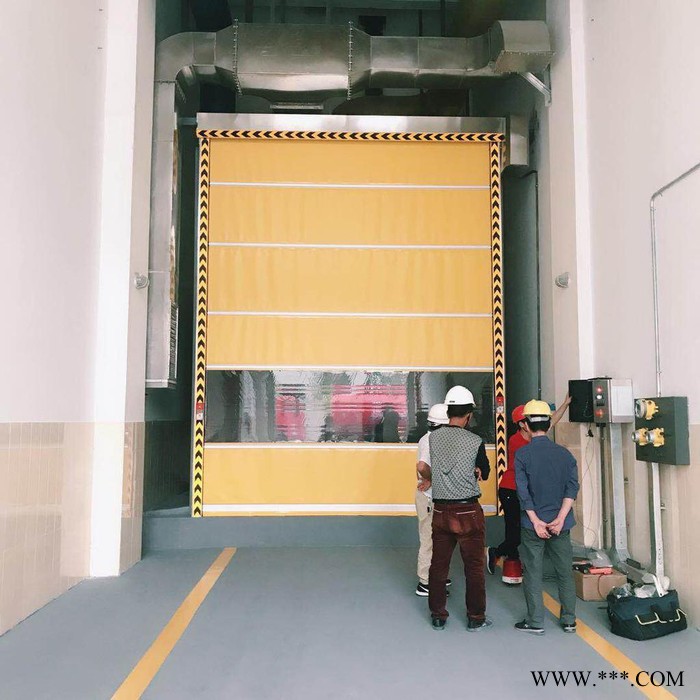 广西梧州 快速卷帘门 化妆品厂 快速卷门 净化车间 帆布快速门图5