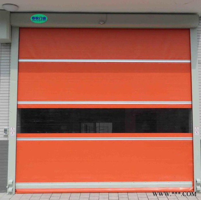 广西梧州 快速卷帘门 化妆品厂 快速卷门 净化车间 帆布快速门图4