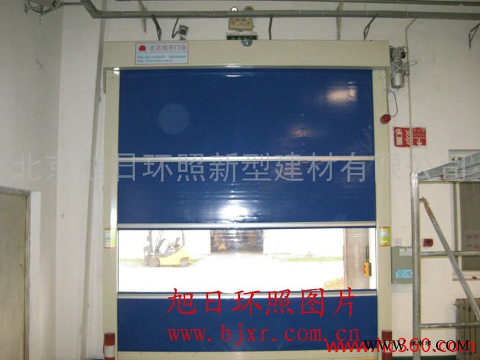 供应全国联保旭恒环照雷达快速门，地磁高速卷门，旭恒环照工业高速卷帘，帆布快速卷门图3