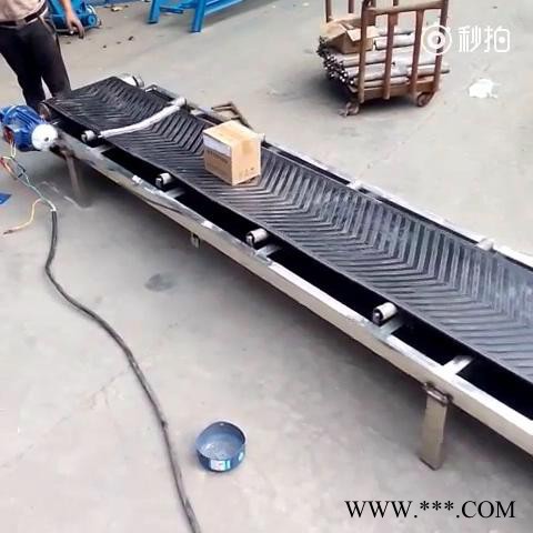 铝型材质帆布带皮带输送机批量加工 分拣用传送机图3