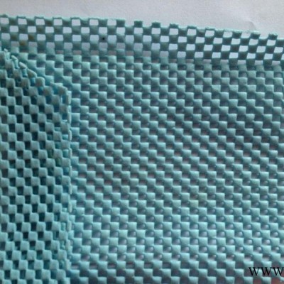 兰蓝色防滑垫 网格布 小方格家纺用品