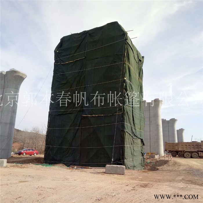 北京** 桥梁工程棉被 帆布保温被 货车运输防寒棉被图3