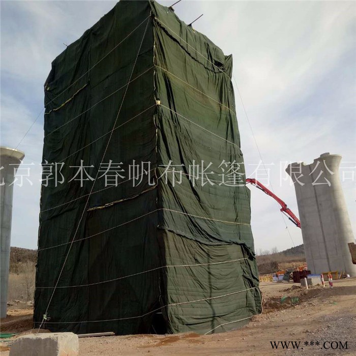 北京** 桥梁工程棉被 帆布保温被 货车运输防寒棉被图2