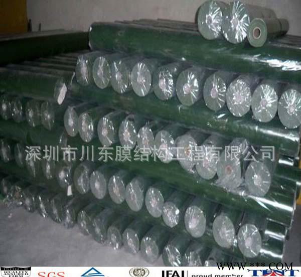专业帆布加工定制防水防晒帆布 帐篷布 PVC夹网布 阻燃帆布图2