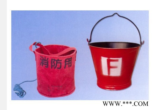 供应海威牌DJ型消防桶 半园型消防桶 铁皮消防桶 帆布消防桶 可以订做印字图2