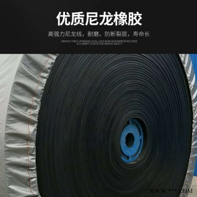 传输带尼龙帆布橡胶输送带阻燃输送带矿用环形输送带输送皮带批发